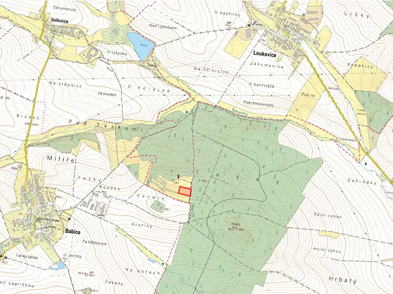 Prodej louky 4646 m², Loukovice – náhled fotky 2
