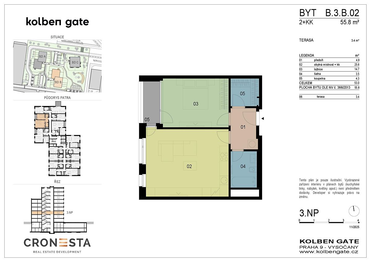 Prodej bytu 2+kk 56 m² – fotografie 5