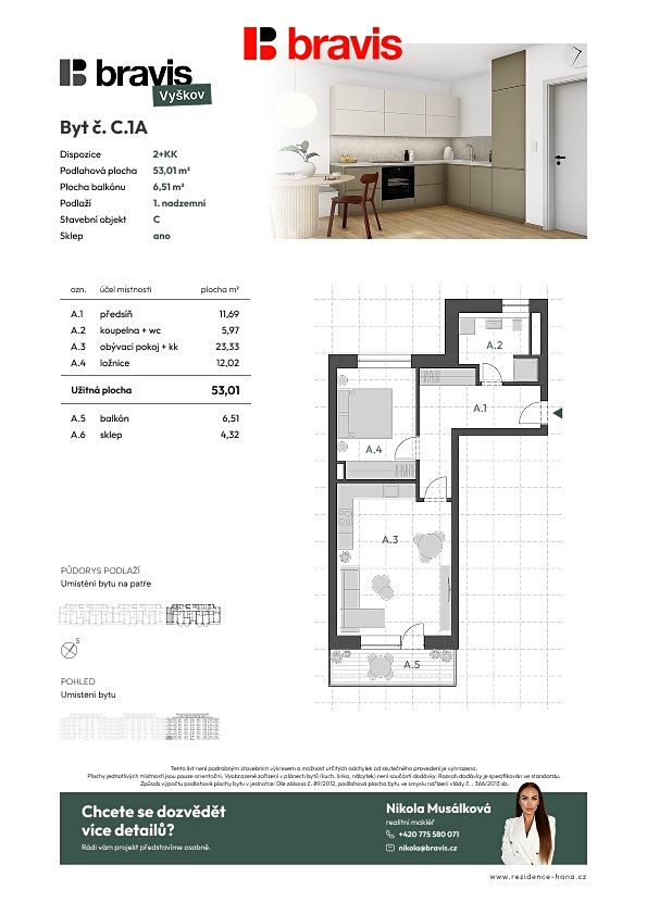 Prodej bytu 2+kk 64 m² – fotografie 5