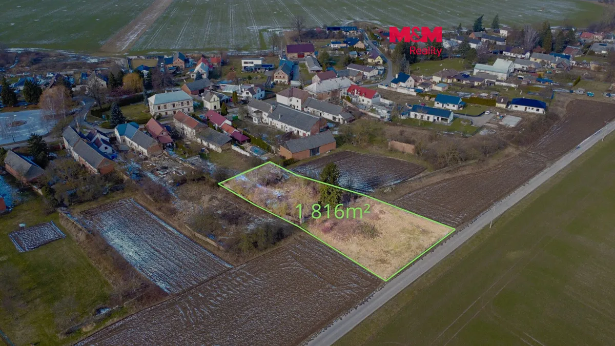 Prodej stavebního pozemku 1816 m²