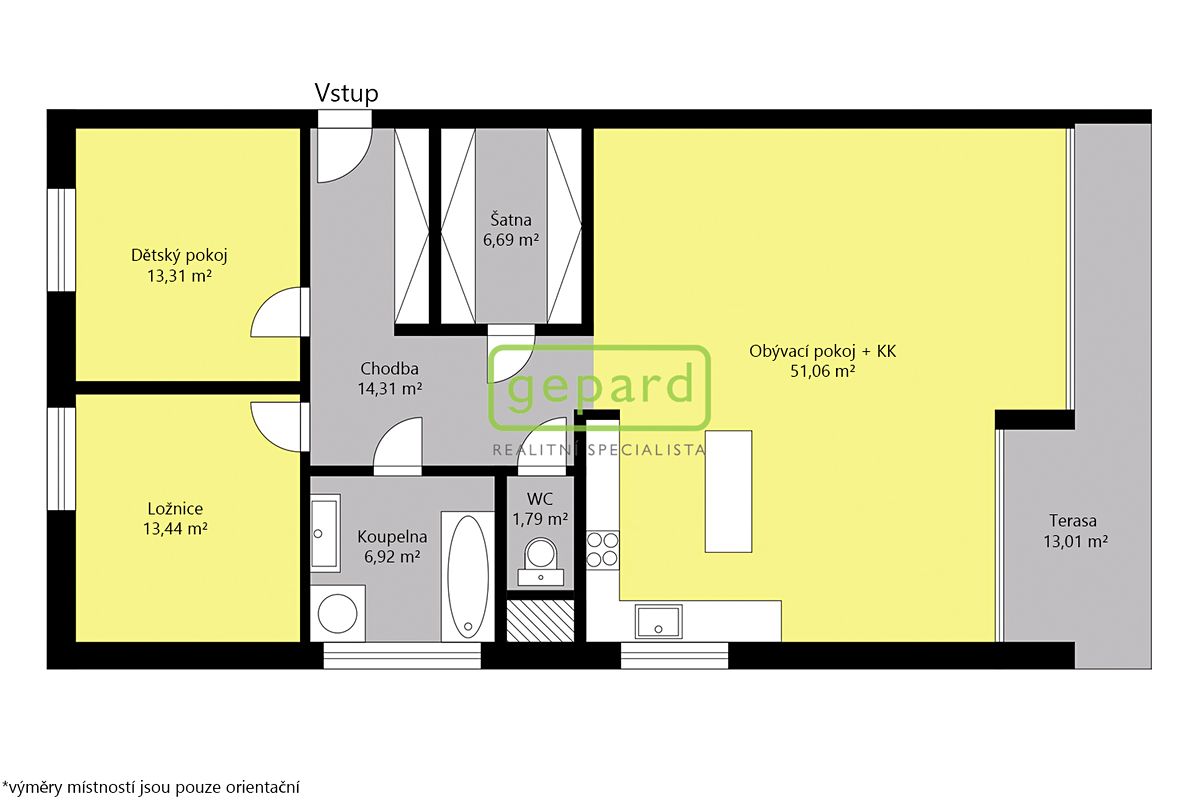 Prodej bytu 3+kk 109 m² – fotografie 3