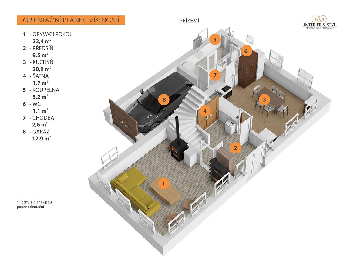 Prodej chalupy 137 m², pozemek 1310 m² – fotografie 3