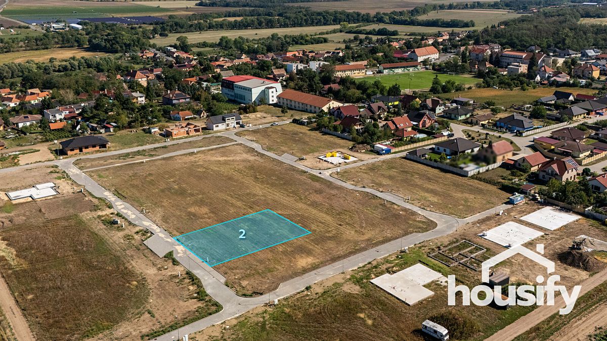 Prodej stavebního pozemku 864 m², Božice – fotka 1 z 3
