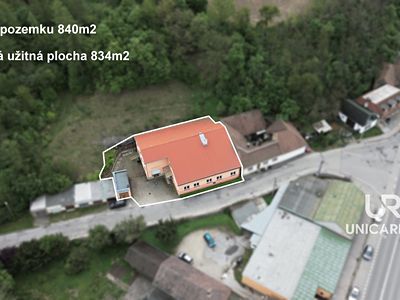 Prodej výrobní haly, prostoru 834 m²