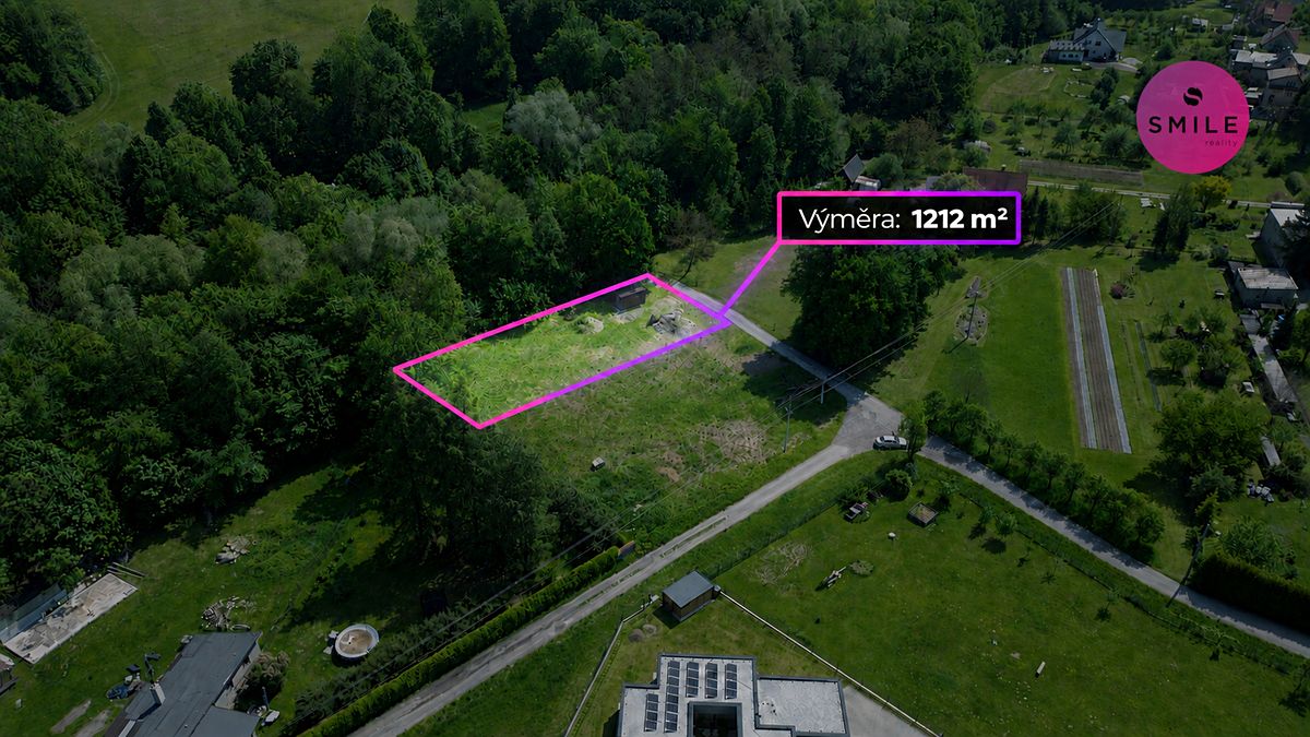 Prodej stavebního pozemku 1212 m² – fotografie 3