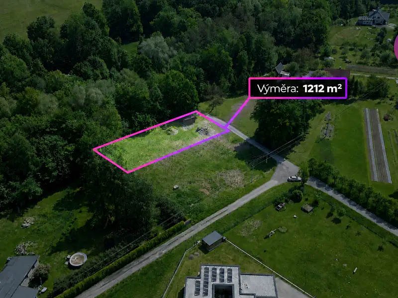 Prodej stavebního pozemku 1212 m², Hukvaldy – náhled fotky 3