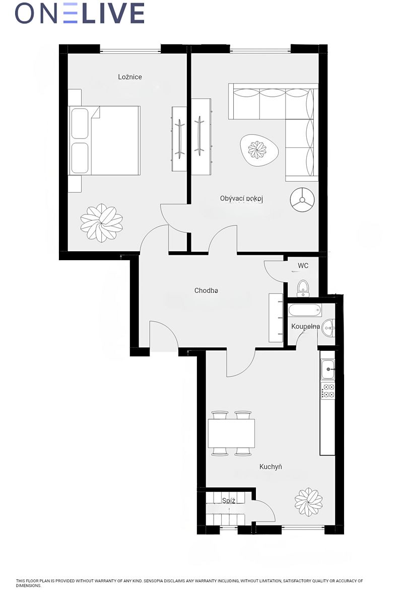 Prodej bytu 2+1 70 m² – fotografie 3
