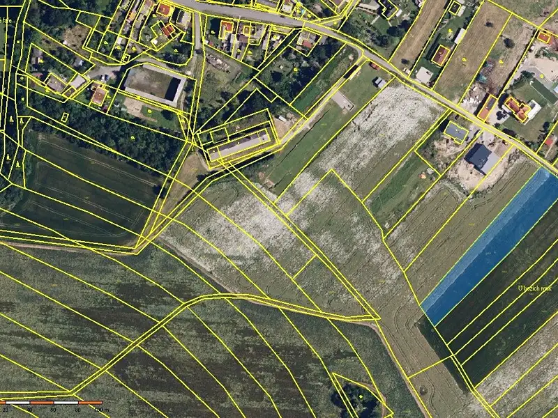 Prodej stavebního pozemku 4089 m², Měrotín – náhled fotky 2