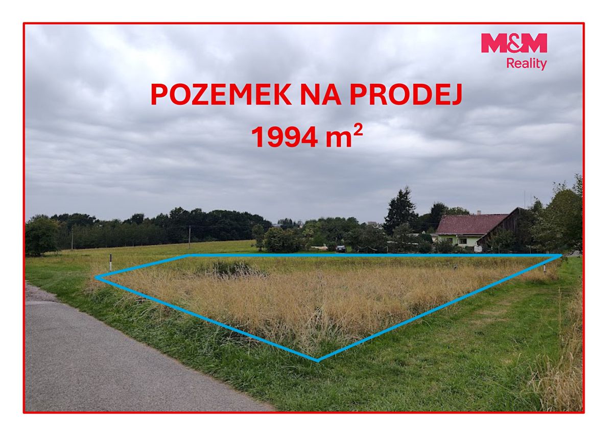 Prodej stavebního pozemku 1994 m² – fotografie 3