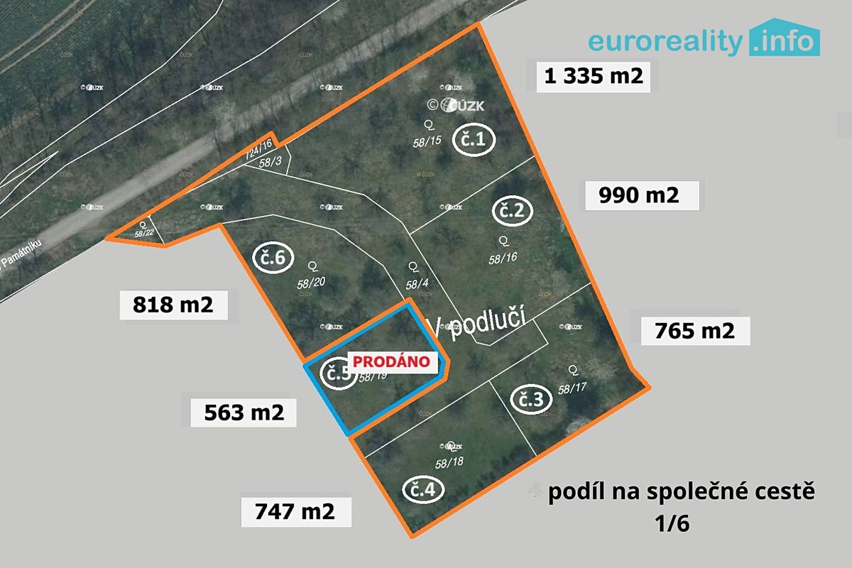 Prodej stavebního pozemku 4920 m² – fotografie 2