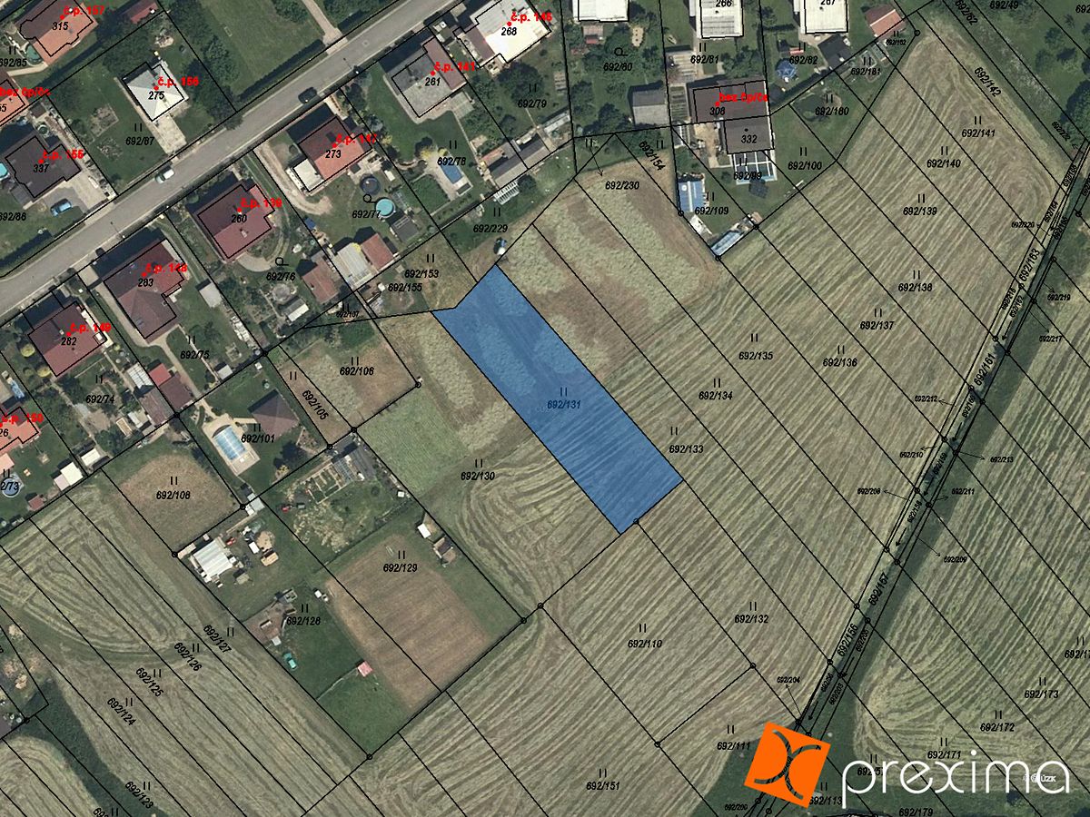 Prodej stavebního pozemku 992 m²