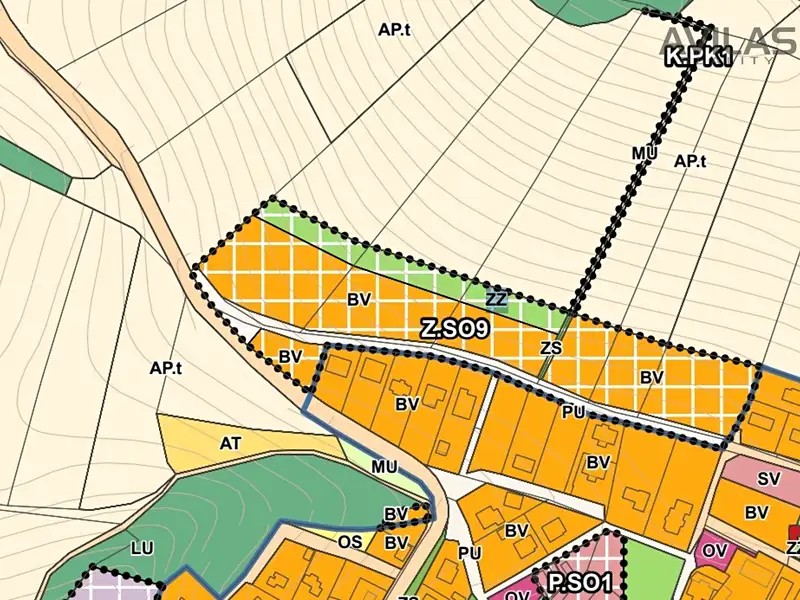 Prodej stavebního pozemku 7885 m², Soběhrdy – náhled fotky 2
