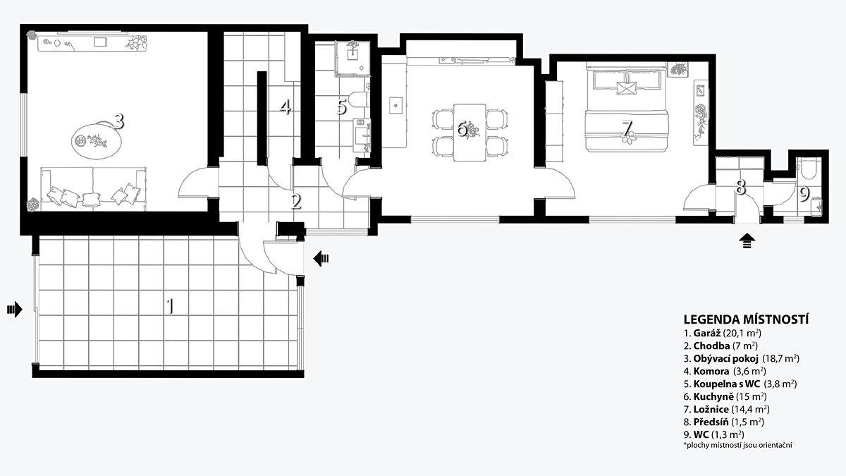Prodej rodinného domu 184 m², pozemek 1042 m² – fotografie 4