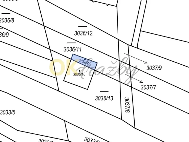 Dražba pozemku 2809 m², Lovosice – náhled fotky 2
