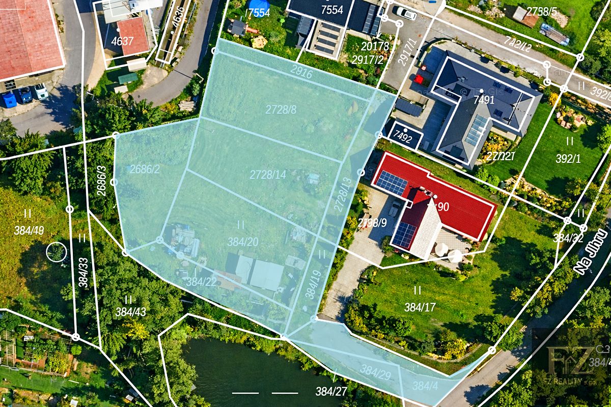 Prodej stavebního pozemku 2782 m², Písek – fotka 1 z 3