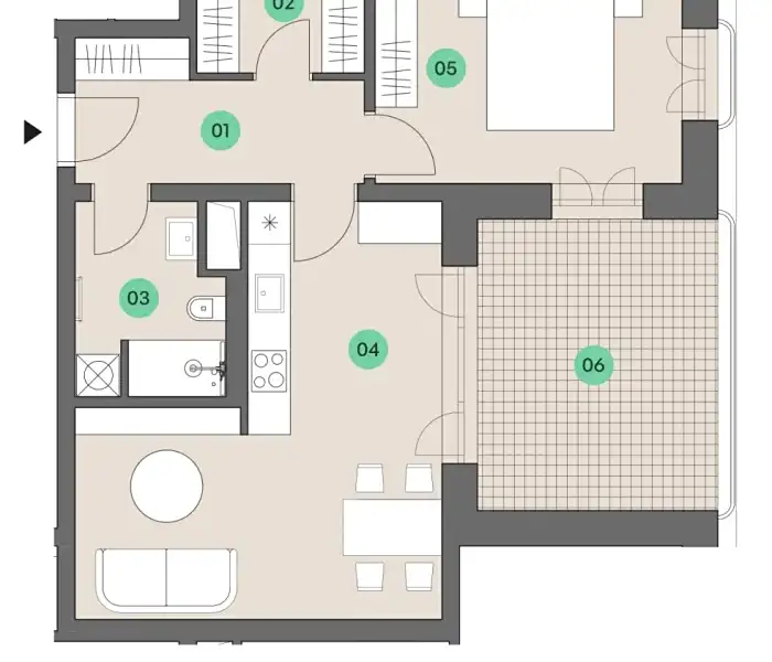 Prodej bytu 2+kk 55 m², Praha – náhled fotky 3