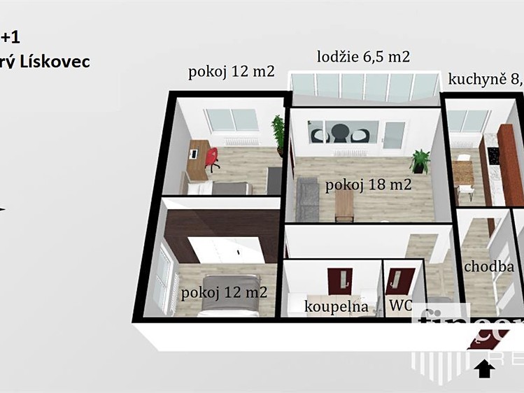 Wohnung 3+1 zur Miete, 72 m² (5 von 24)