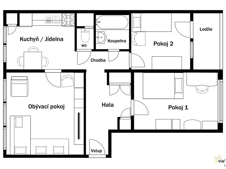 Квартира 3+1 на продаж, 63 м² (23 з 23)
