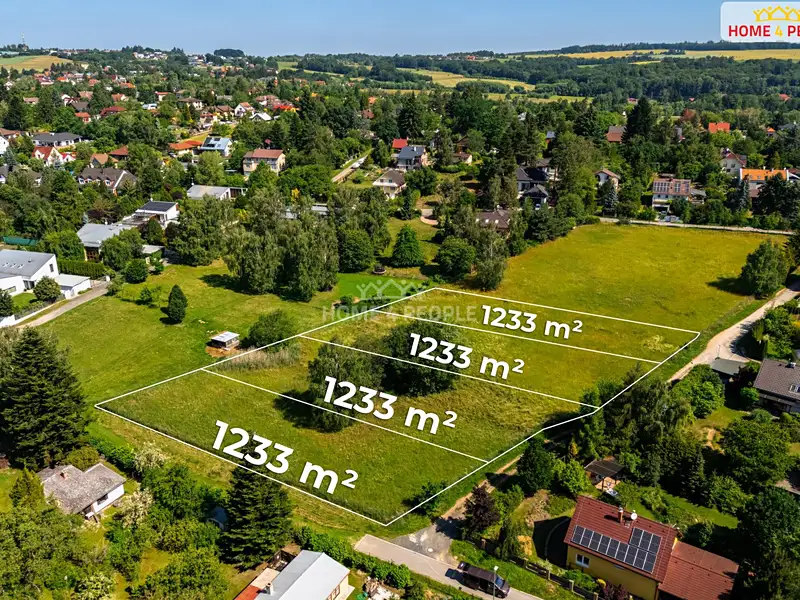 Prodej stavebního pozemku 2466 m², Kamenice – náhled fotky 3