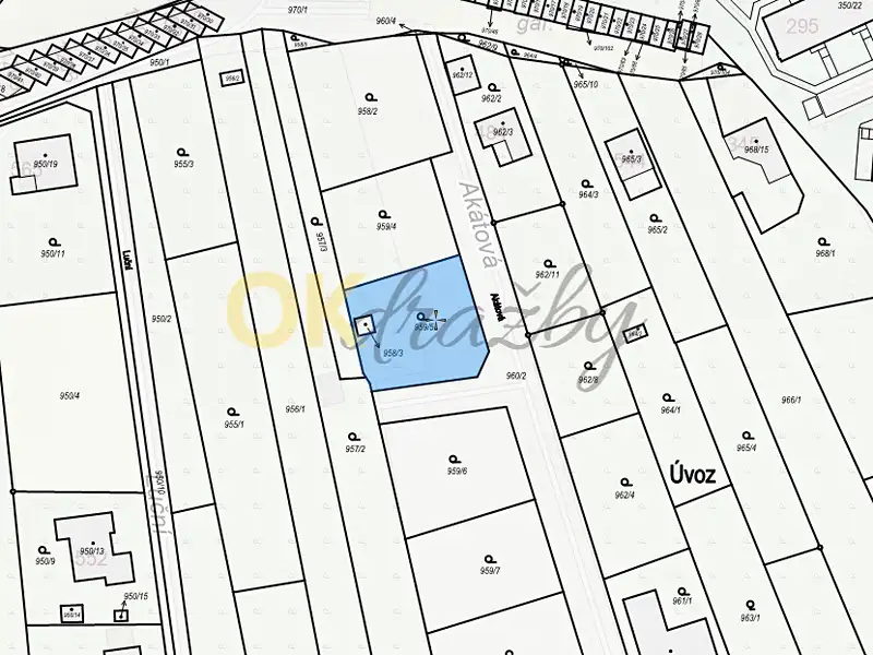 Dražba stavebního pozemku 793 m², Znojmo – náhled fotky 1