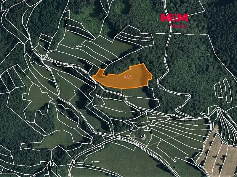 Prodej louky 1845 m², Lužná – náhled fotky 1