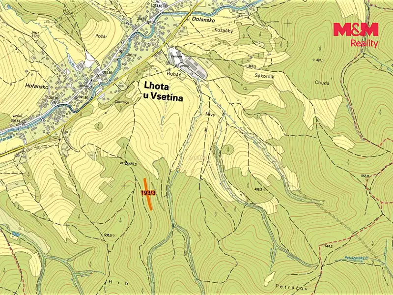 Prodej lesa 1591 m², Lhota u Vsetína – náhled fotky 3