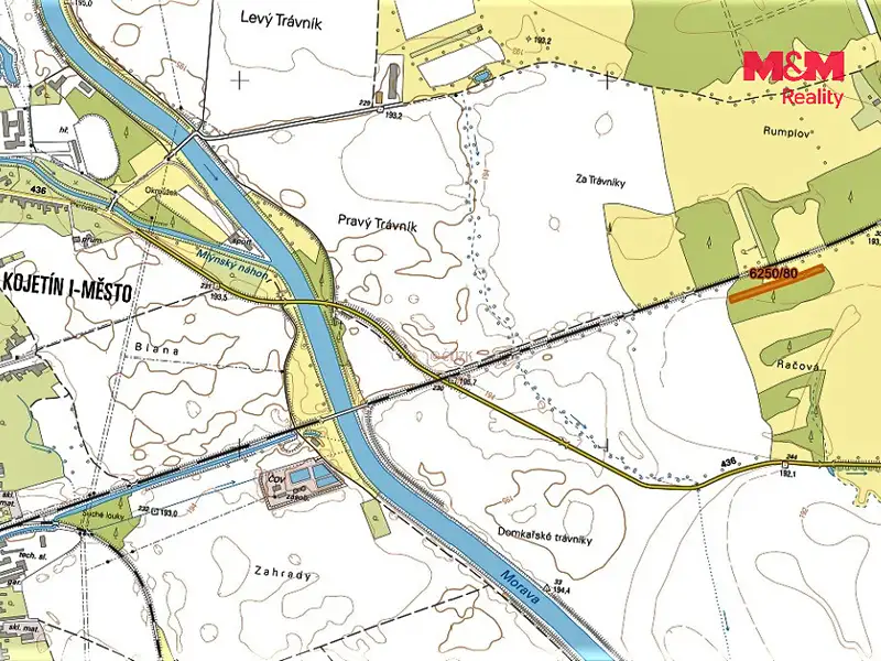 Prodej louky 4137 m², Kojetín – náhled fotky 2