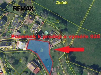 Prodej zahrady 962 m²