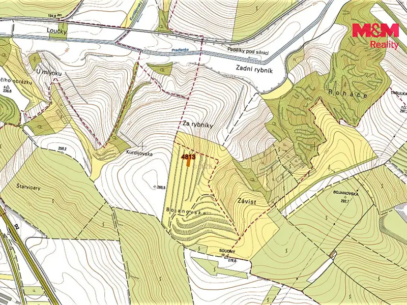 Prodej louky 1342 m², Starovičky – náhled fotky 2