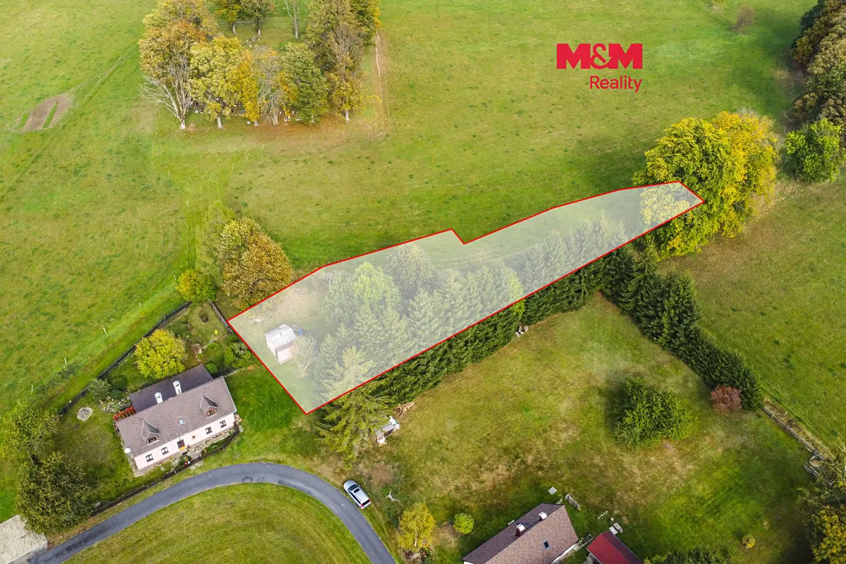 Prodej stavebního pozemku 1294 m²