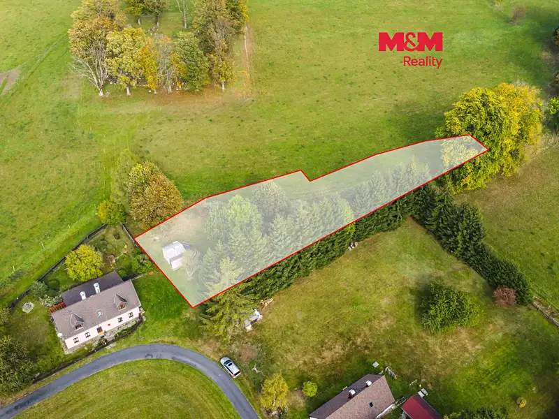 Prodej stavebního pozemku 1294 m², Hranice – náhled fotky 1