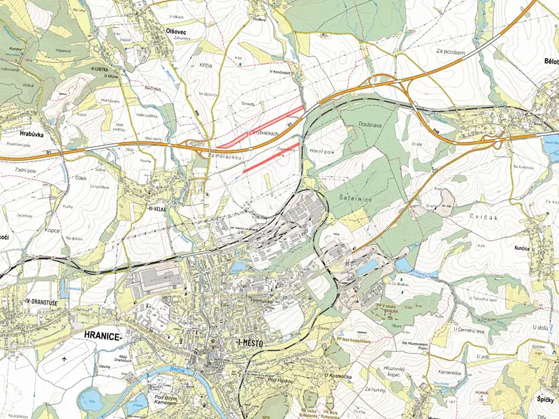 Prodej pole 83649 m², Hranice – náhled fotky 2