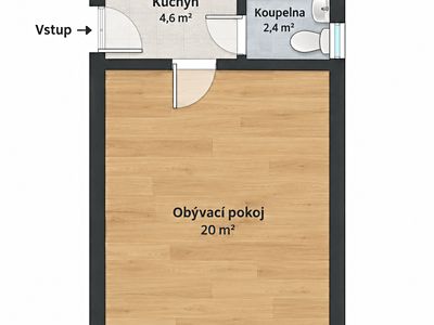 Prodej bytu 1+kk 27 m²
