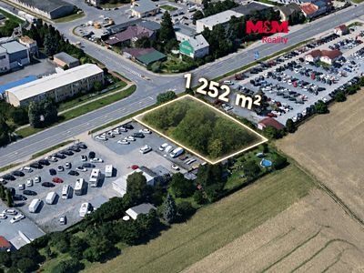 Prodej komerčního pozemku 1252 m²