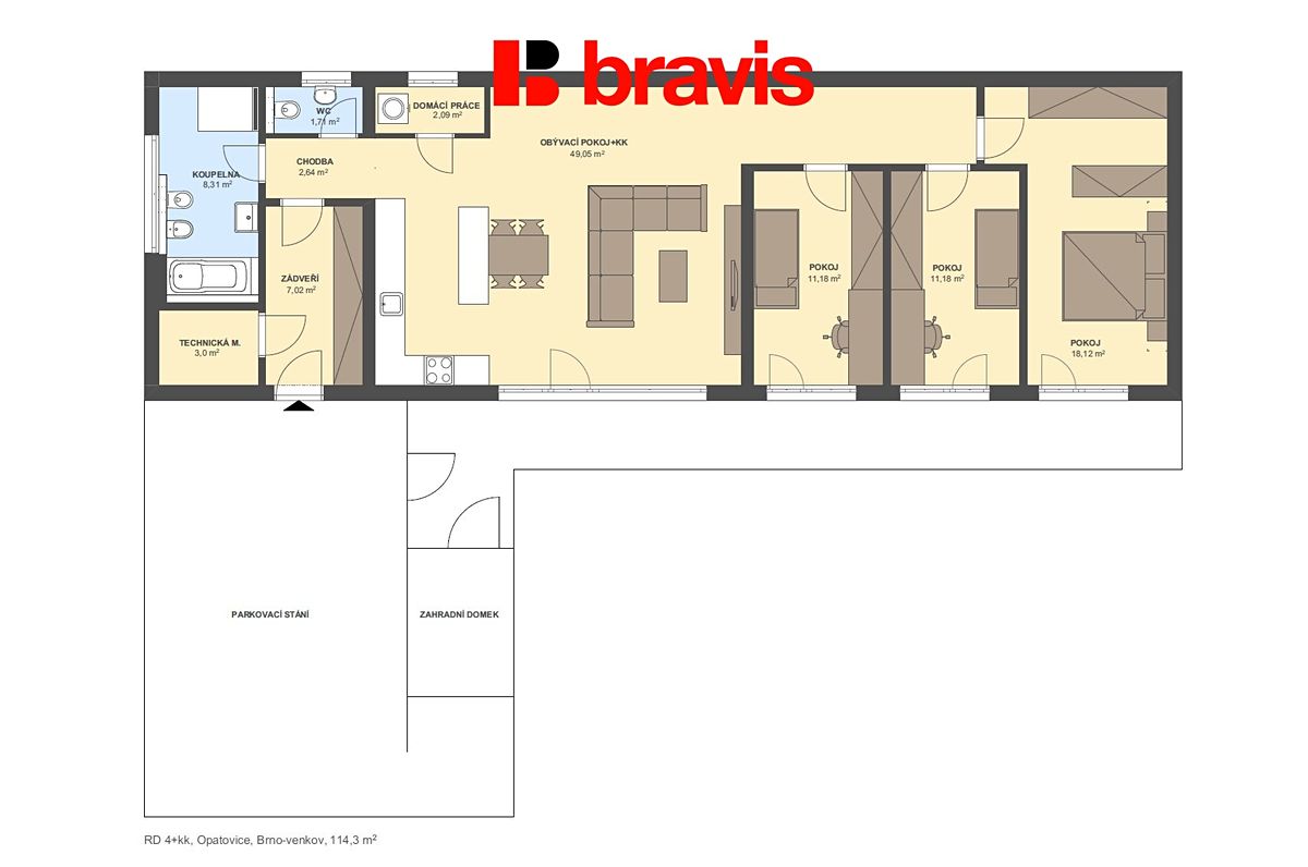 Prodej rodinného domu 114 m², pozemek 531 m² – fotografie 5