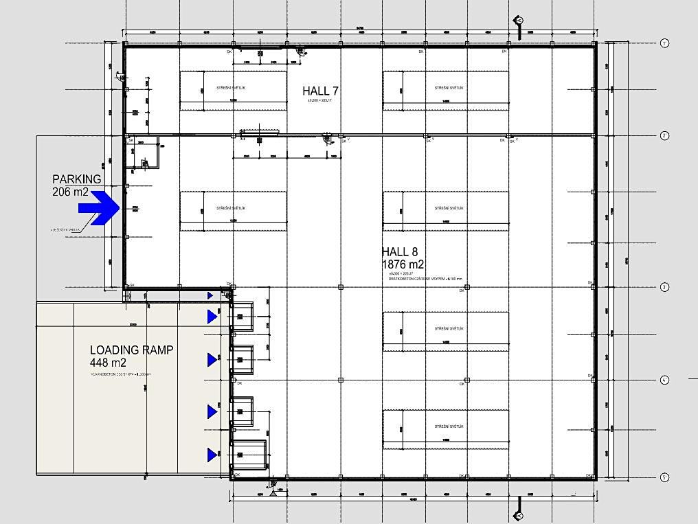 Pronájem skladového prostoru 1876 m² – fotografie 3