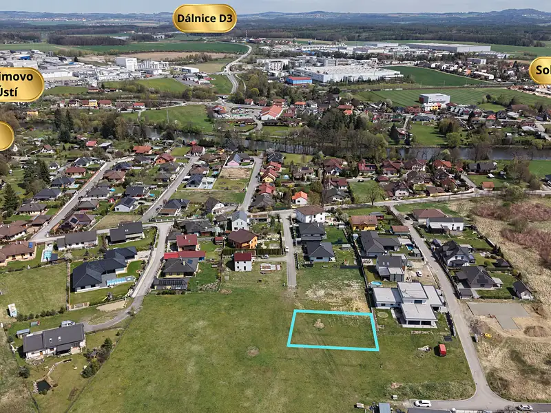 Prodej stavebního pozemku 687 m², Planá nad Lužnicí – náhled fotky 2