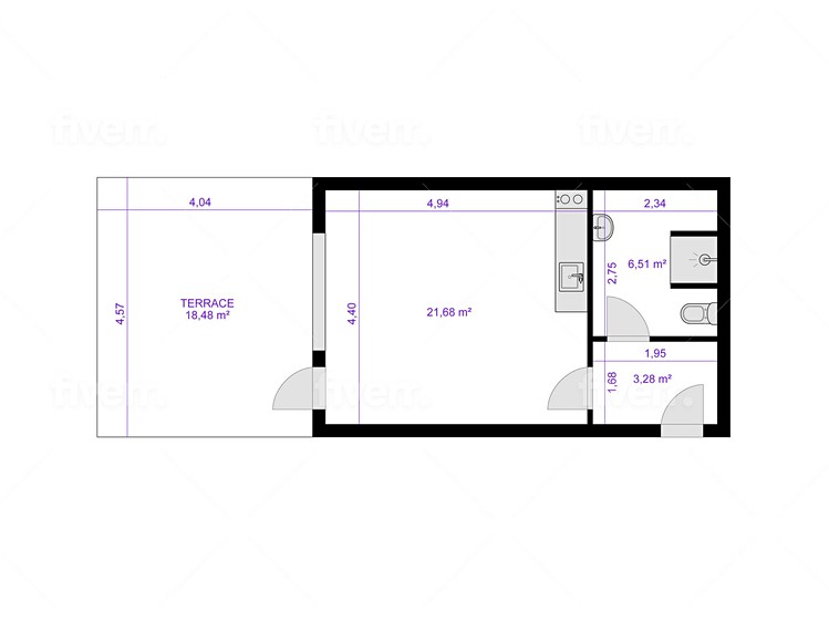 Wohnung 1+kk zur Miete, 32 m² (7 von 13)