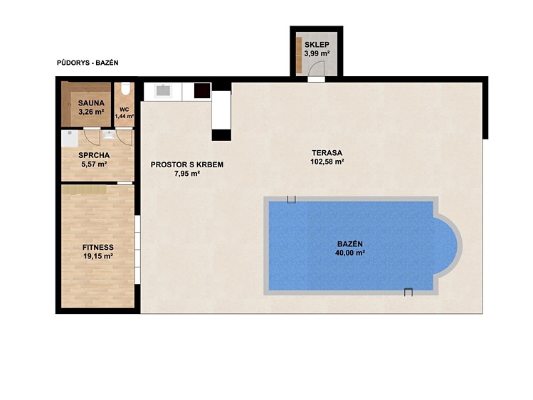 Pronájem domu, 241 m² (63 z 63)