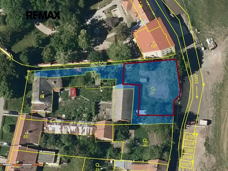 Prodej stavebního pozemku 650 m², Víceměřice – náhled fotky 3