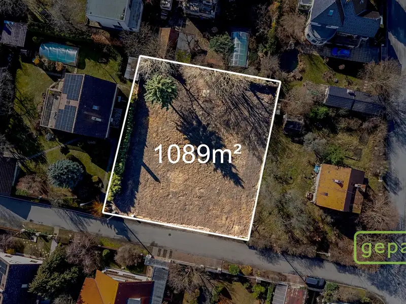 Prodej stavebního pozemku 1089 m², Černošice – náhled fotky 3