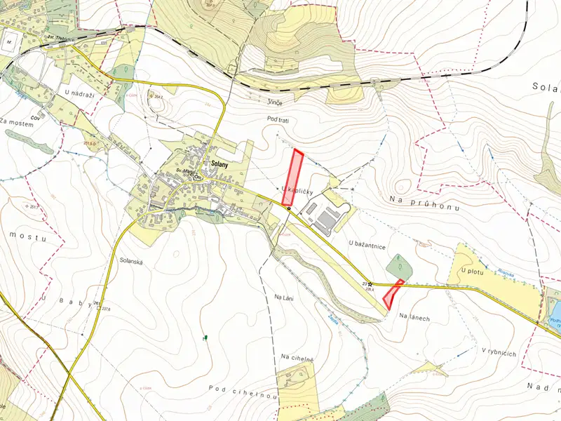 Prodej pole 8172 m², Děčany – náhled fotky 3