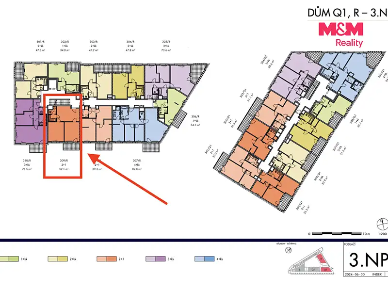 Prodej bytu 2+1 59 m², Praha – náhled fotky 3