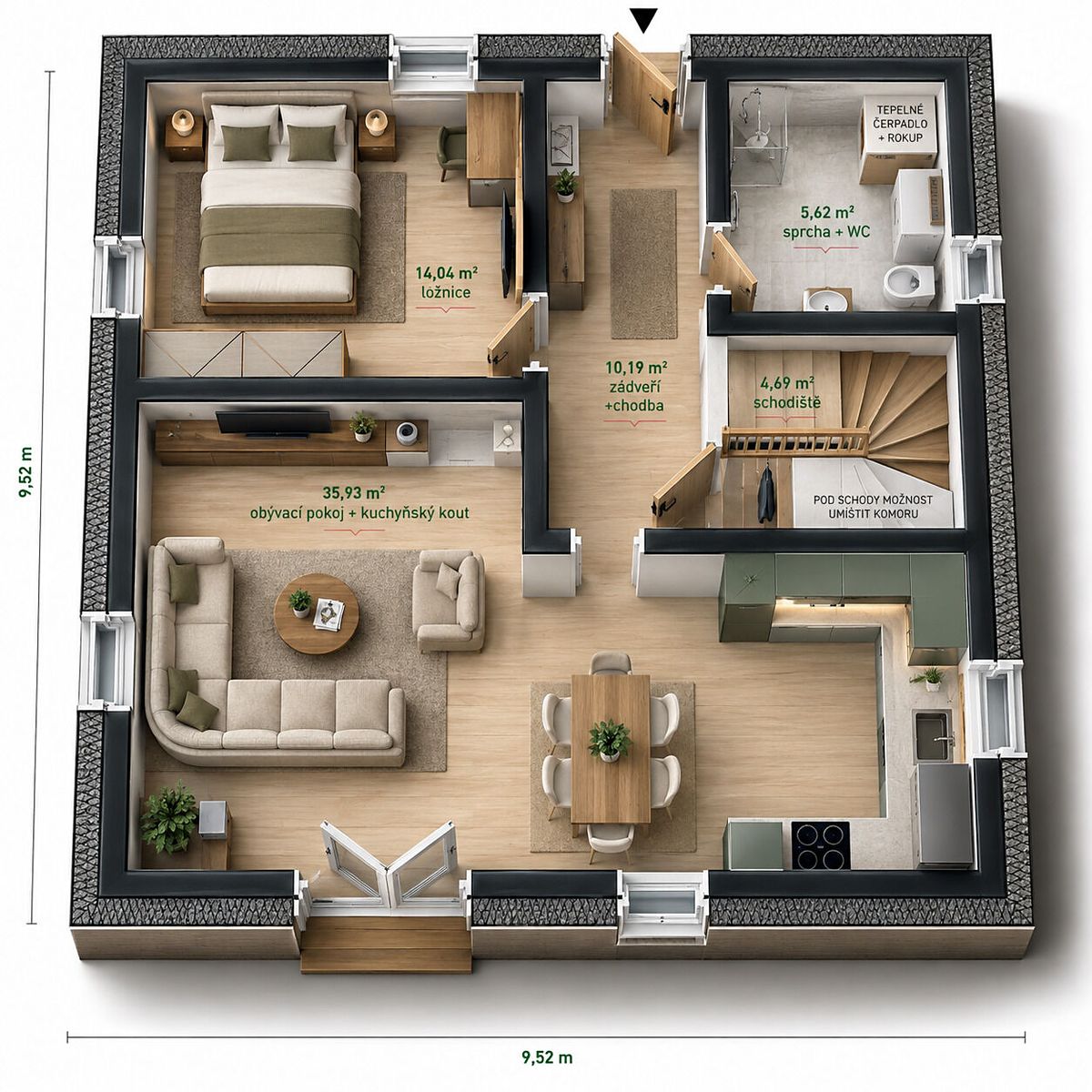 Prodej rodinného domu 135 m², pozemek 503 m² – fotografie 4