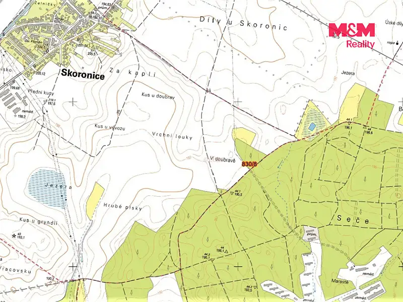 Prodej lesa 299 m², Skoronice – náhled fotky 3