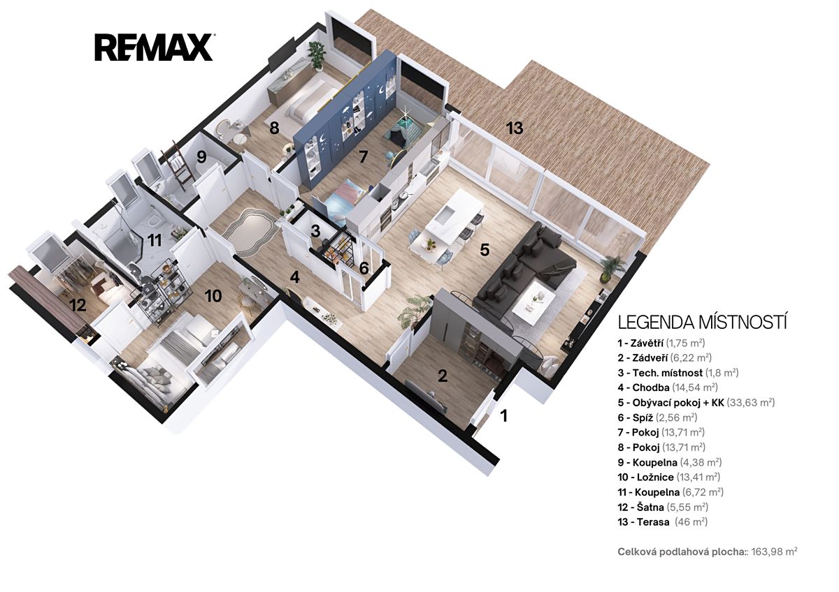 Prodej rodinného domu 130 m², pozemek 1077 m² – fotografie 5