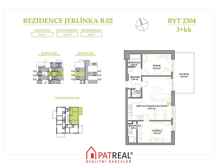Prodej bytu 3+kk, 85 m² (2 z 8)