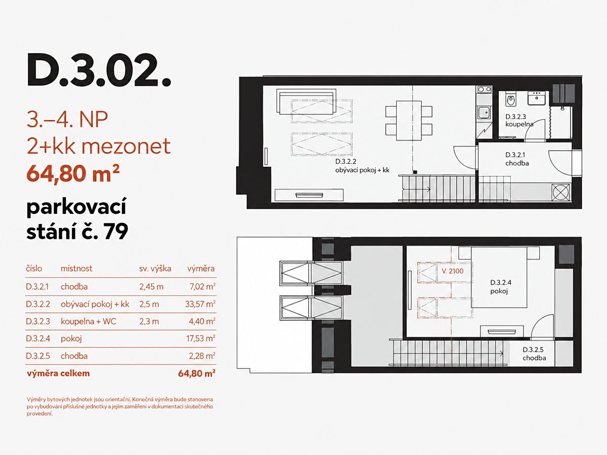 Prodej bytu 2+kk 64 m² – fotografie 3