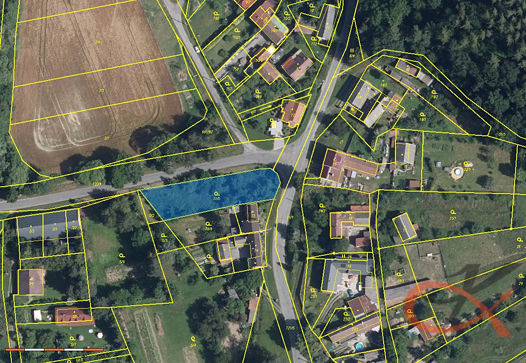 Prodej stavebního pozemku 1020 m² – fotografie 2