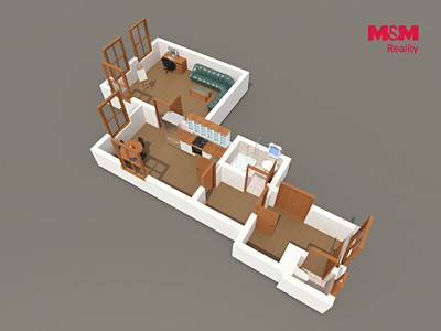 Wohnung 2+kk zum Kauf, 61 m² (3 von 12)